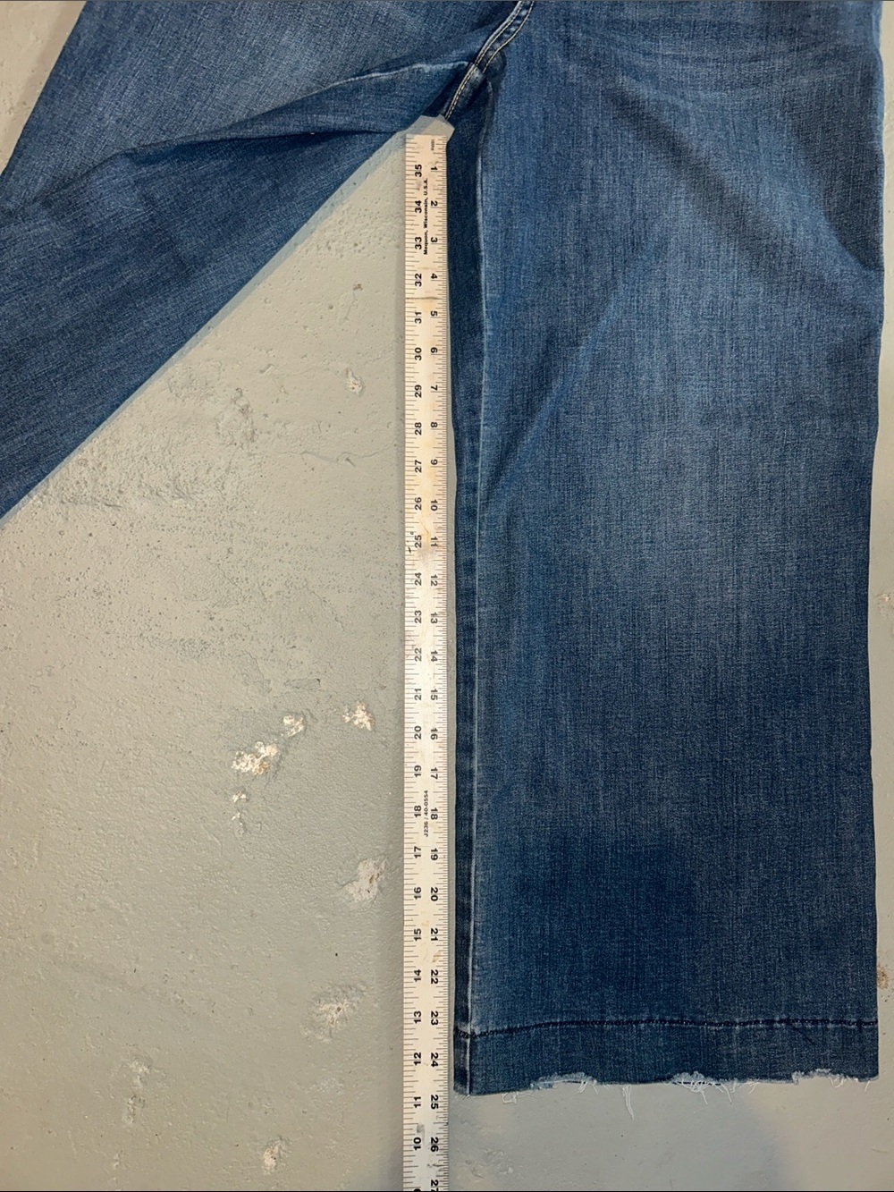 Democracy Wide Leg Jeans in Classic Blue - Picture 6 of 7